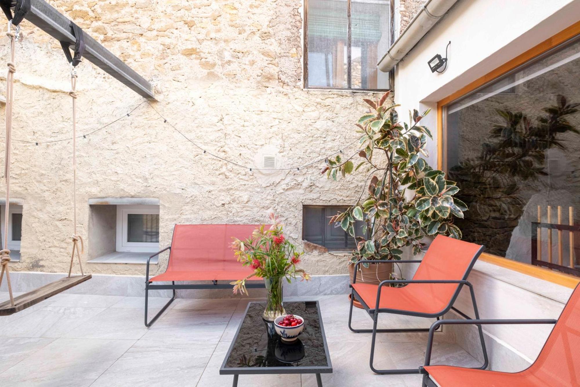 Villa Casa Acollidora I Familiar Amb Jardi I Barbacoa à Ager Extérieur photo